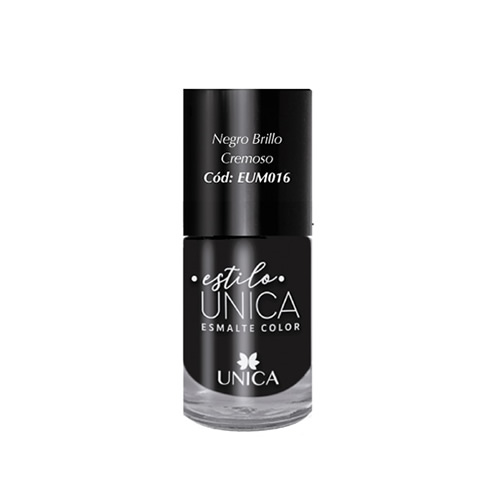 Esmalte color Negro Brillo Cremoso 10 ml